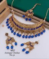 8 MS Antique Diamond Chokar Set Wholesale Market In Surat
